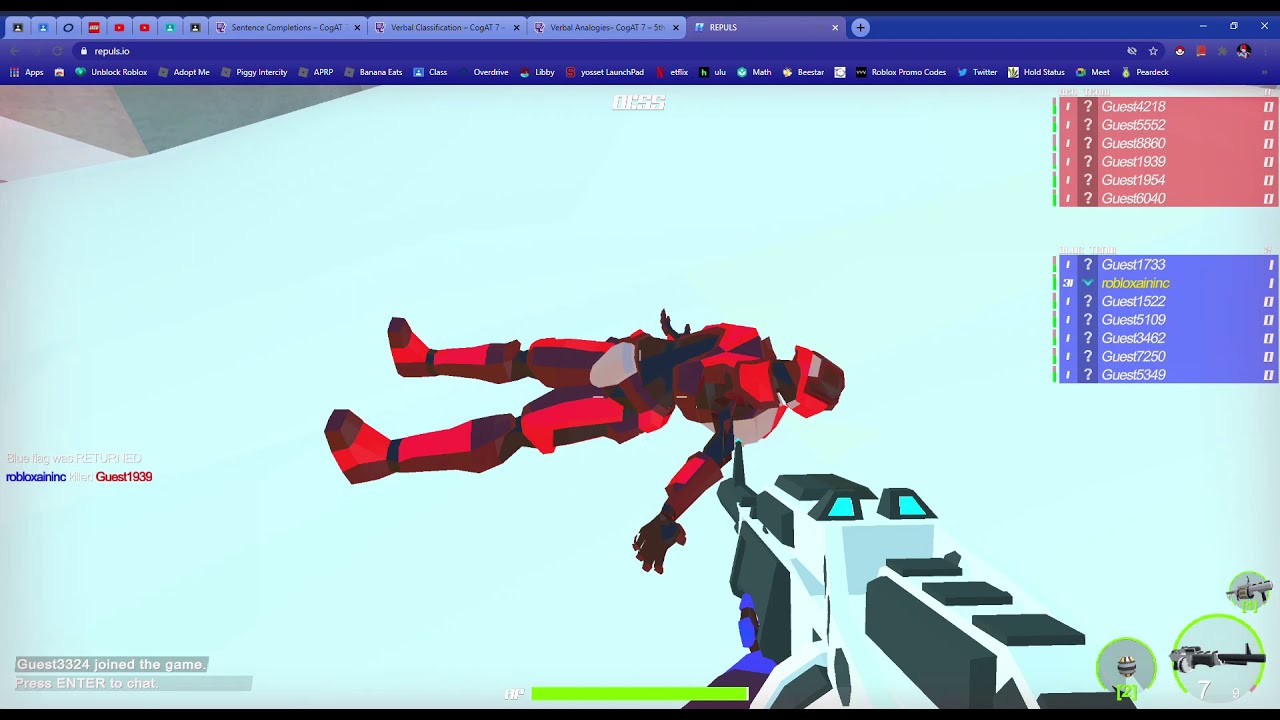 Repuls.Io: RAGDOLL MODE? :O Lol