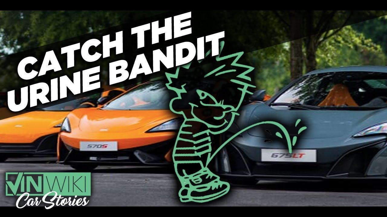 We caught the Urine Bandit!