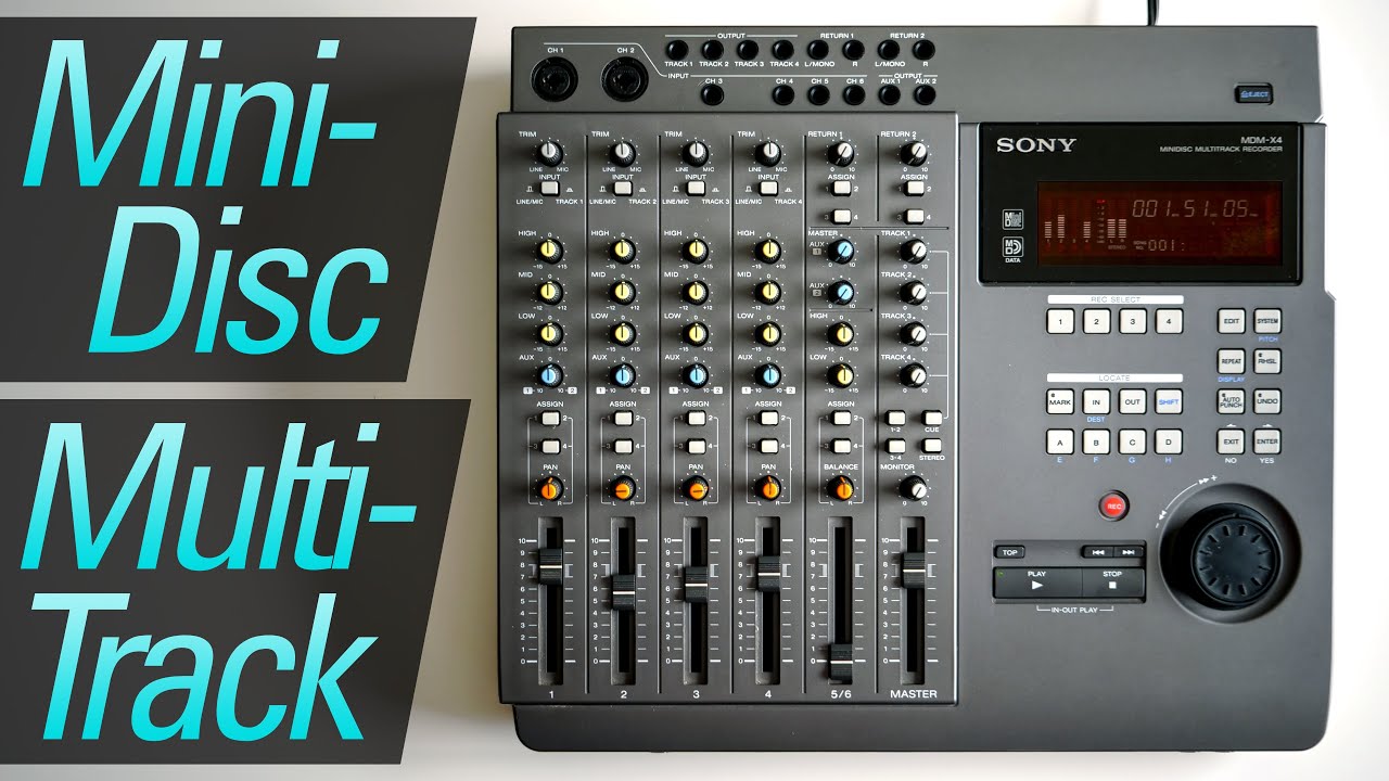 Sony MDM-X4: Home Digital Multitrack Recording for the 90s!