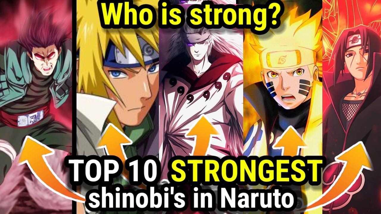 ⚡️ NARUTO'S STRONGEST! Top 10 Characters RANKED & EXPLAINED (Hindi) 💥