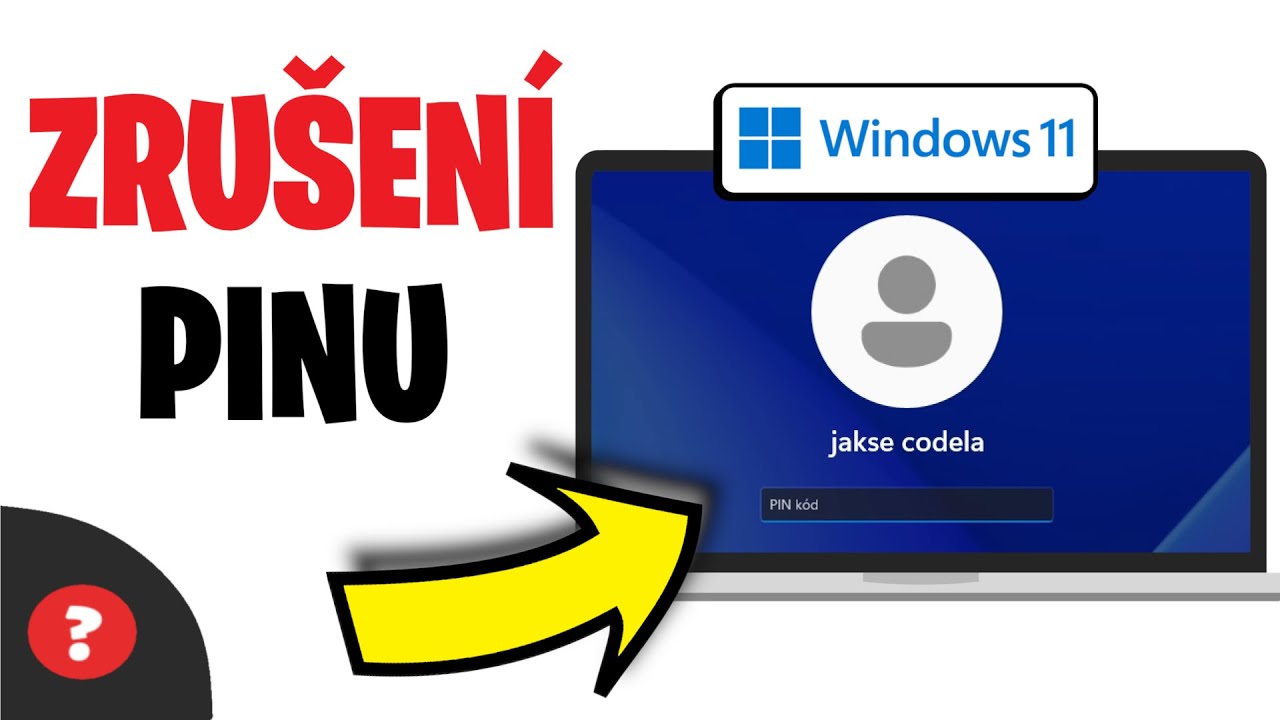 Jak ZRUŠIT PIN ve WINDOWS 11 | Návod | WIN 11 / PC