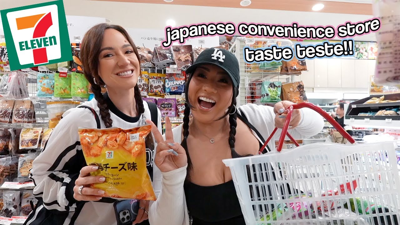 JAPAN CONVENIENCE STORE TASTE TEST + Tokyo Shopping Haul!