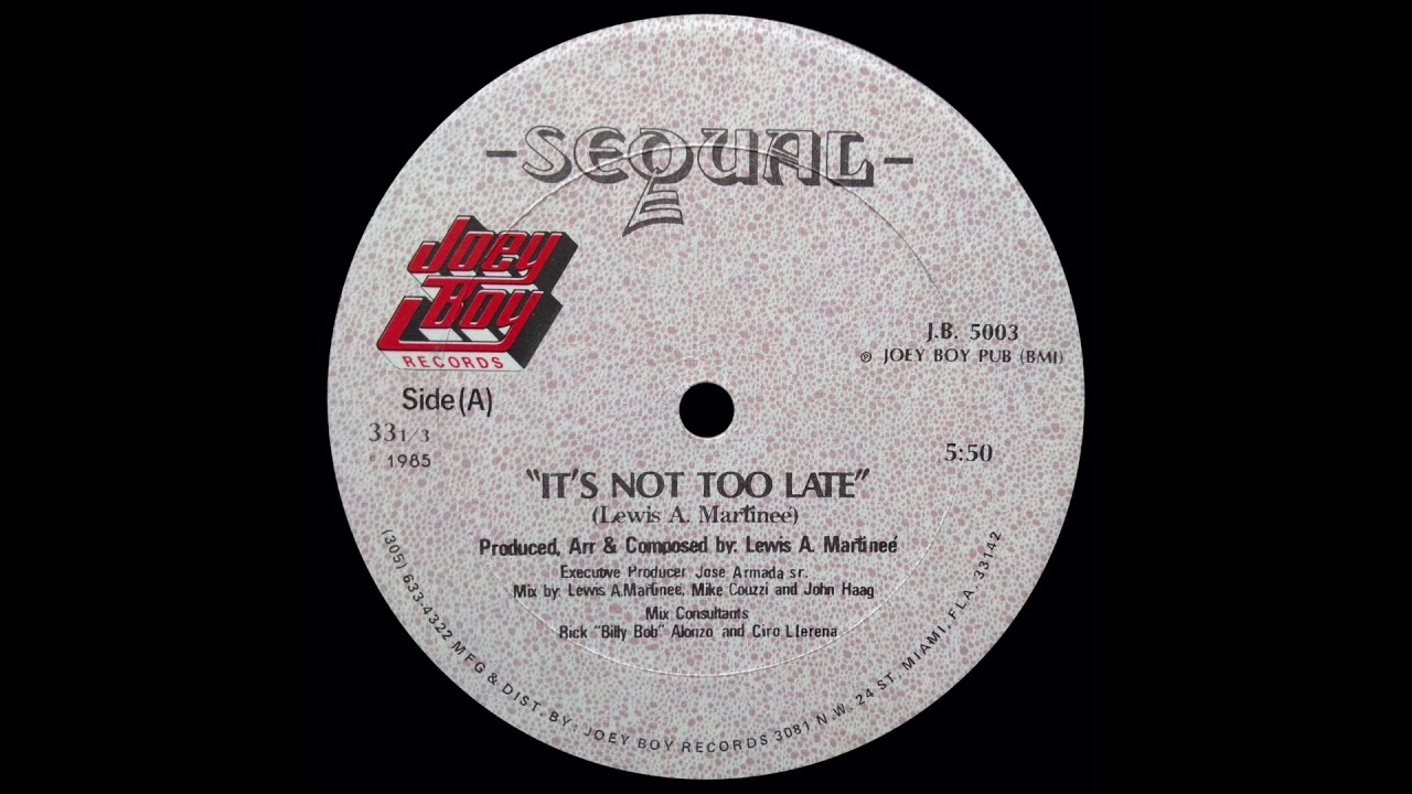 Sequal - Not Too Late To Dub (1985)