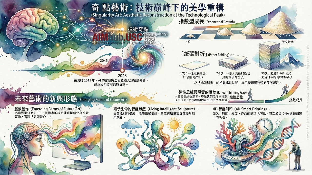 《AIMhub.USC》奇點藝術（Singularity Art）：技術顛峰下的美學重構