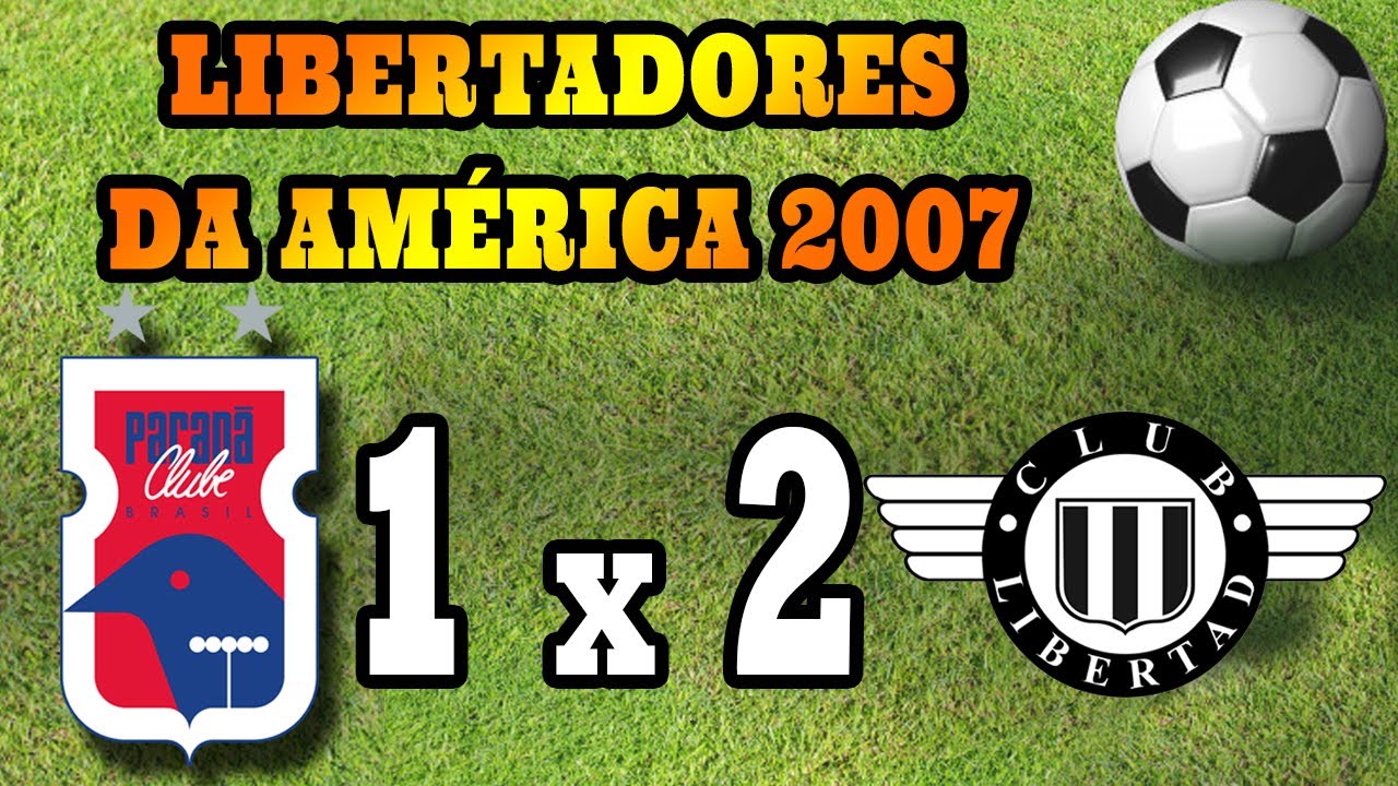 Libertadores 2007 - Paraná Clube 1 x 2 Libertad - Oitavas de Final (ida) - Jogo Completo