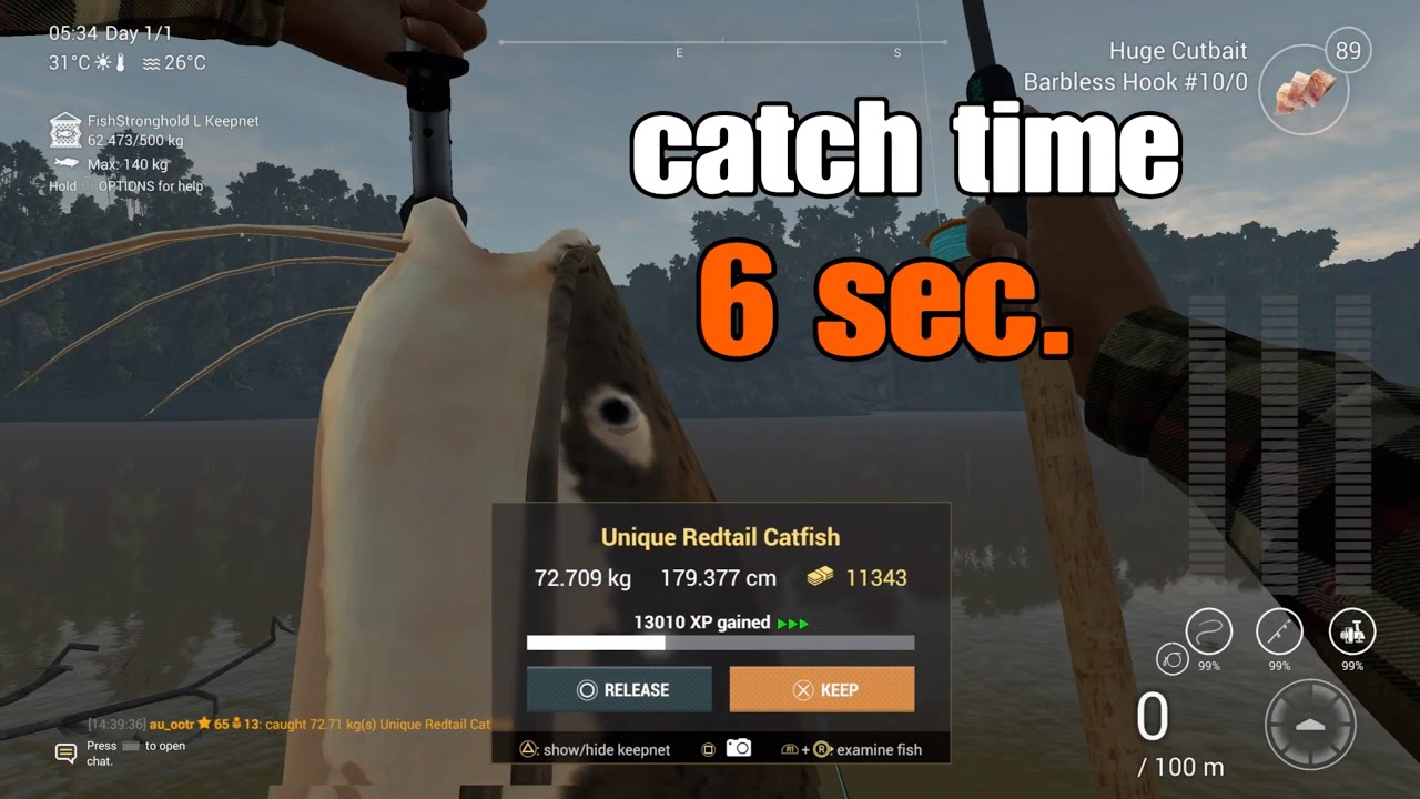 Fishing Planet -Very Very Easy&Fast to Catch Big Catfish !!! (TIPS) (İPUCU)