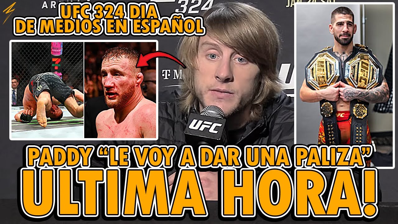 ⚠️ PADDY PIMBLETT SE BURLA DE TOPURIA ANTES DE UFC 324 