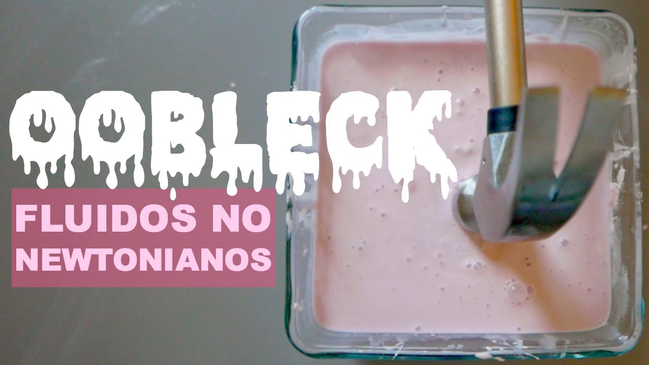 Fluido NO Newtoniano: ¡Míralo fluir y míralo endurecerse!