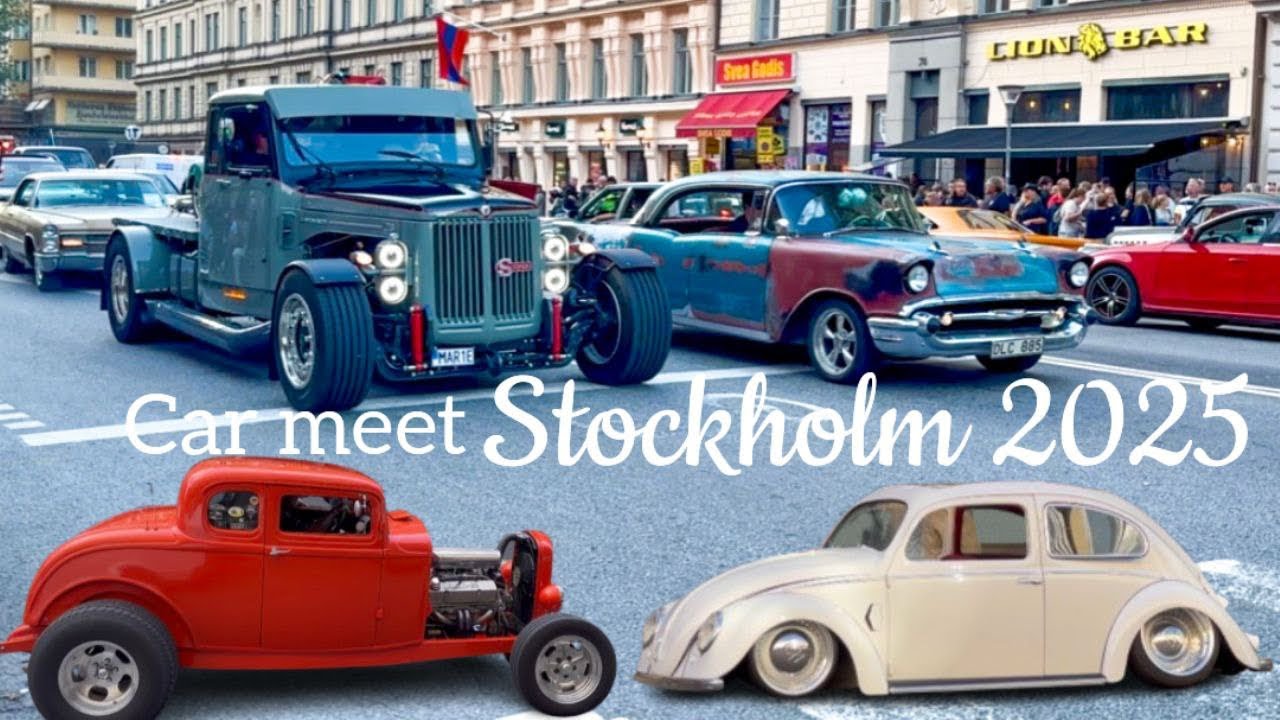 Stockholm car meet 2025 bilträff 