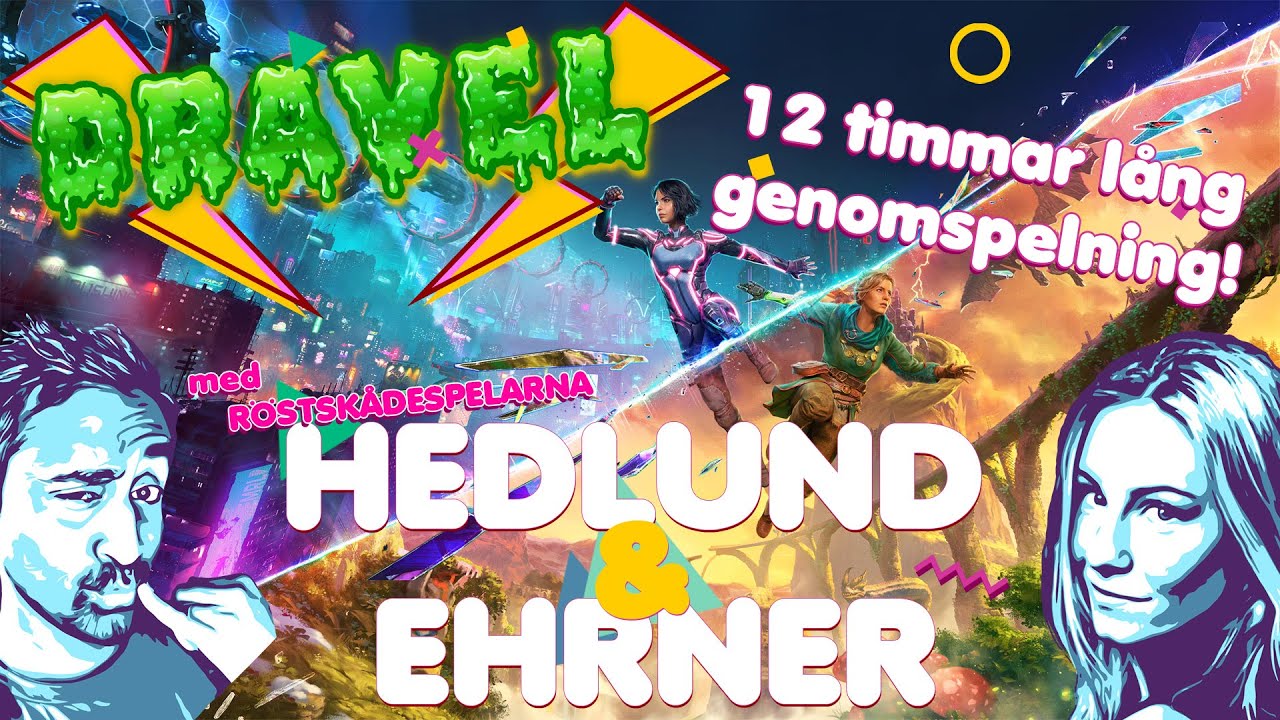 HEDLUND & EHRNER SPLIT FICTION PLAYTHROUGH | 12 timmar spel med två svenska röstskådespelare