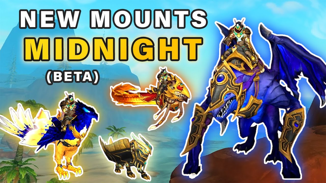 ALL Upcoming New Mounts in the Midnight BETA So Far ► World of Warcraft (Beta)