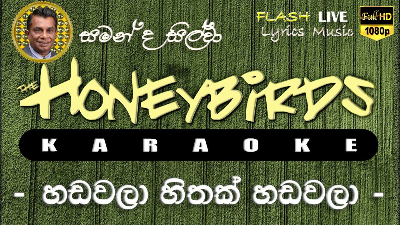 Hadawala Hithak Hadawala Karaoke (Without Voice) හඩවලා හිතක් හඩවලා කැරෝකේ