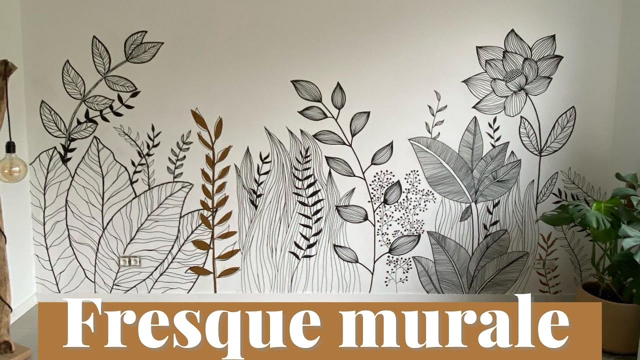 Réalisation d'une fresque murale
