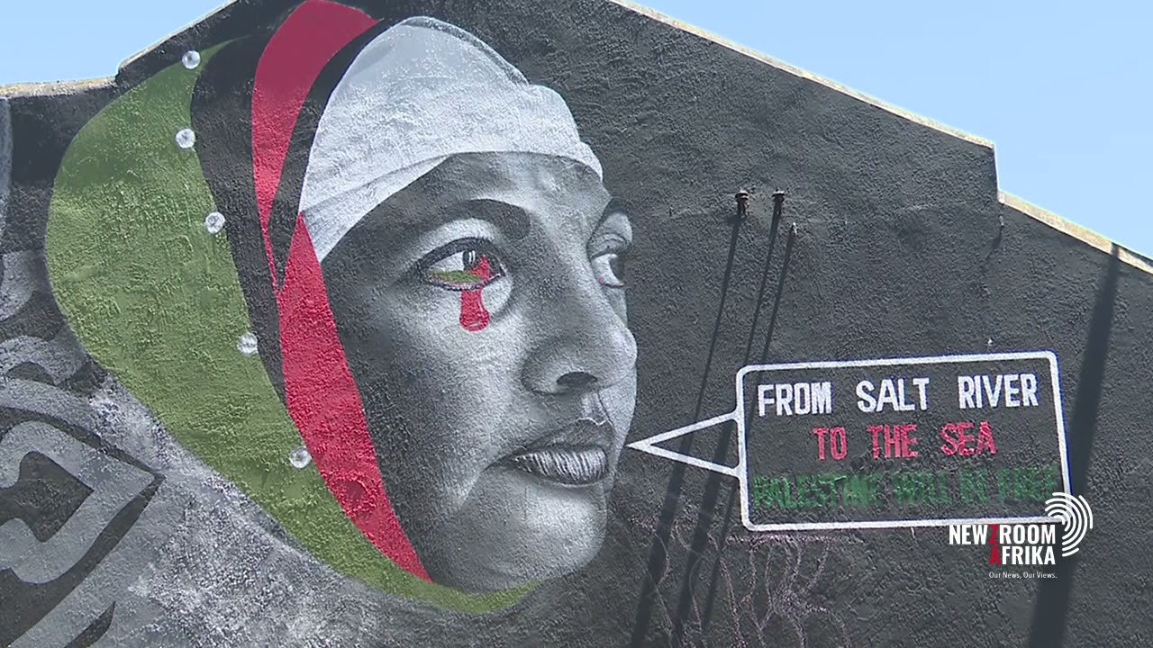 Heideveld resident gets a visit from officers over Palestine flag painting