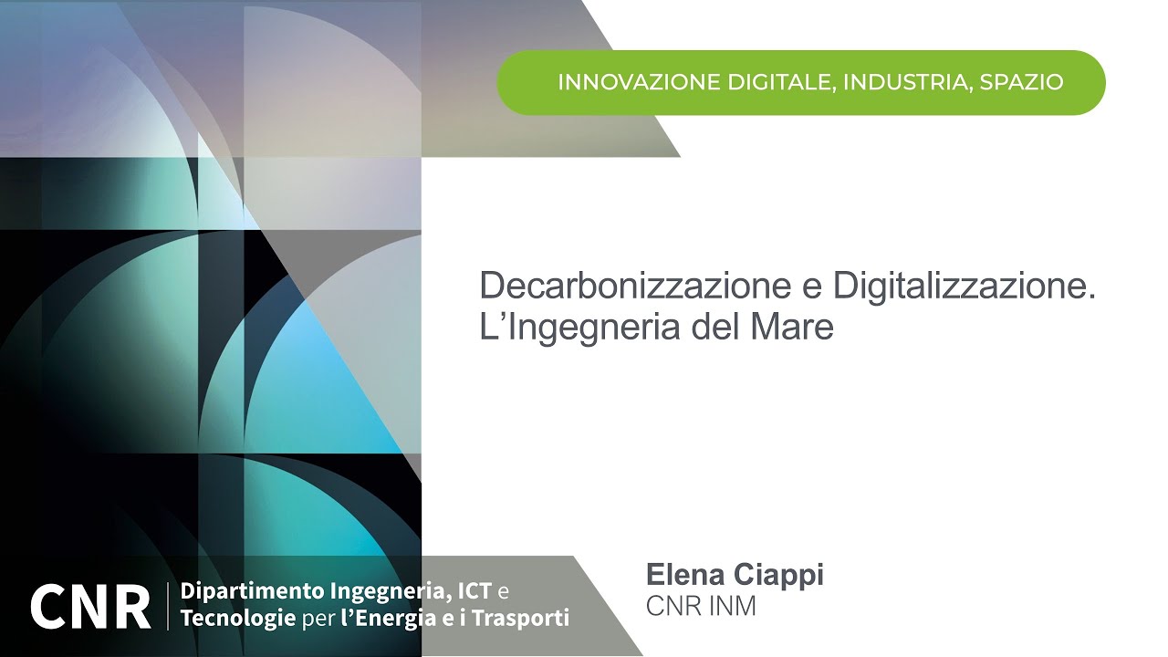 Innovazione e Sostenibilità nella Blue Economy: le sfide della Transizione Energetica e Digitale