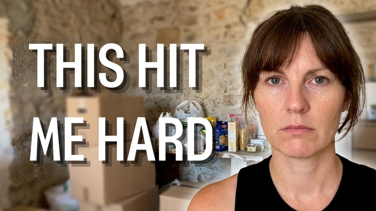 I moved in! (to my unrenovated cheap house in italy)