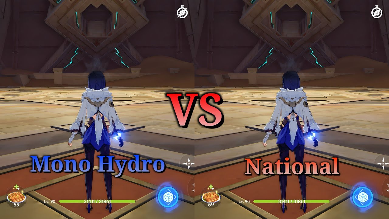 Mono Hydro Yelan vs National Yelan Team Comparison, Who is the Best? | Genshin Impact
