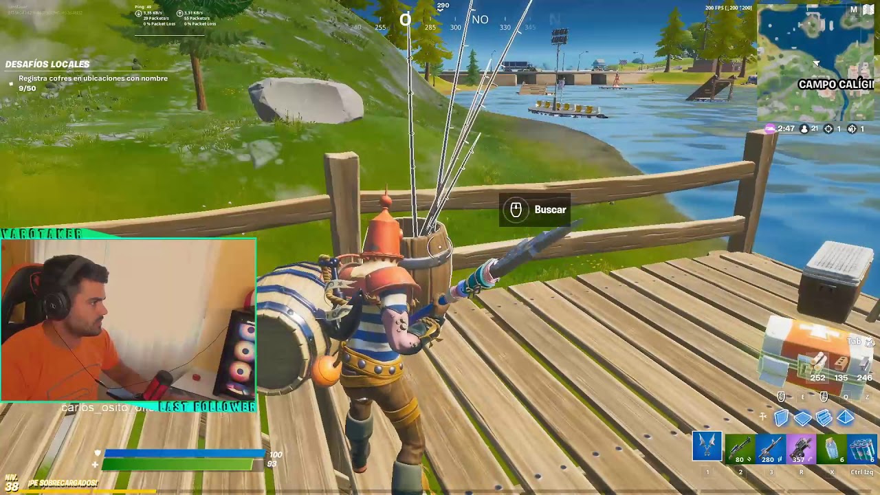 ➡️ REGISTRA COFRES O CAJAS DE MUNICIÓN EN CAMPO CALÍGINE | DESAFÍOS SEMANA 3 TEMPORADA 3 DE FORTNITE