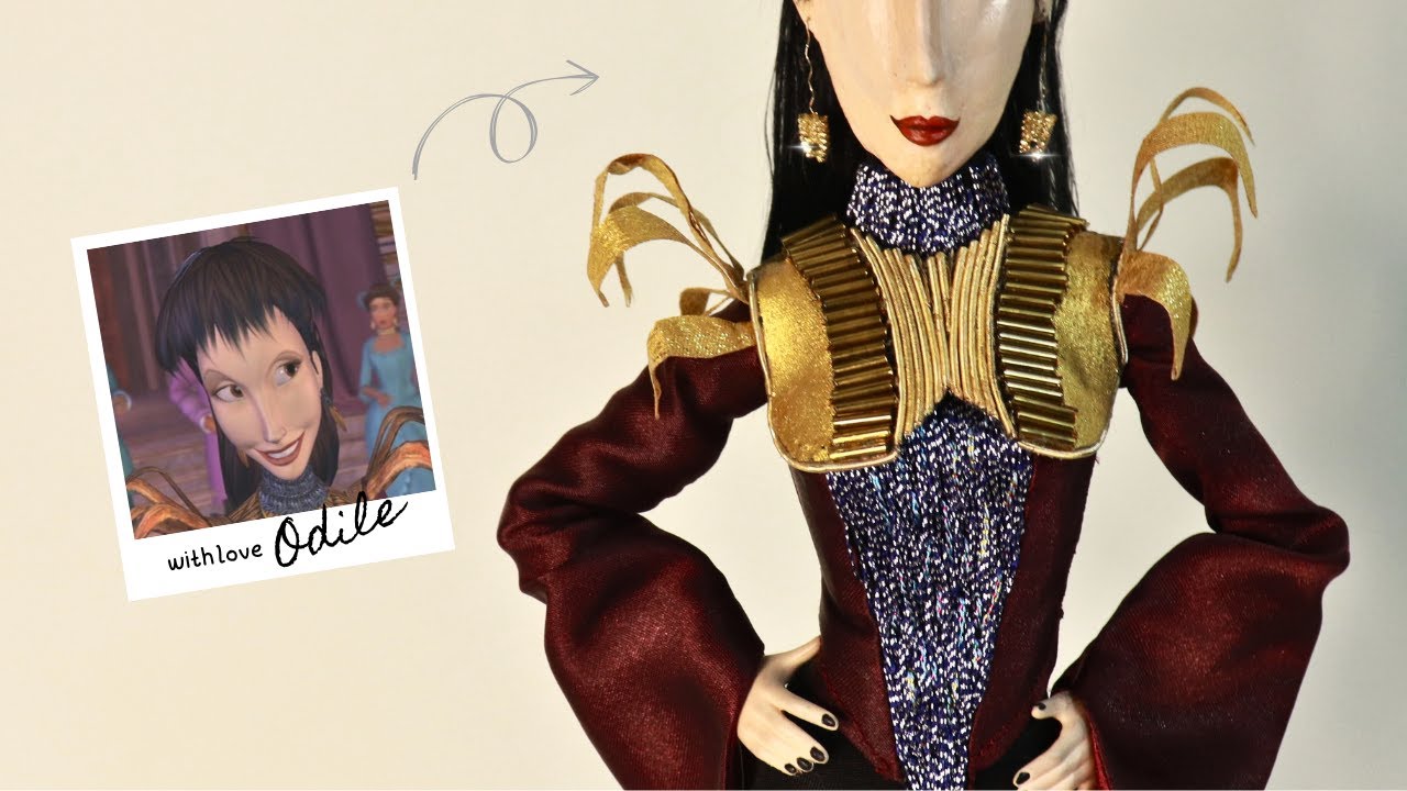 Я сделала куклу Барби «Дочь злодея из фильма» | barbie ooak