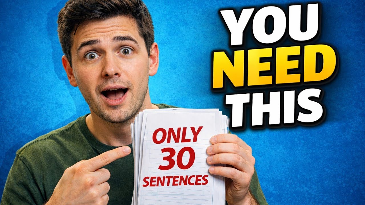 If You Know These 30 Sentences, You Can Speak English