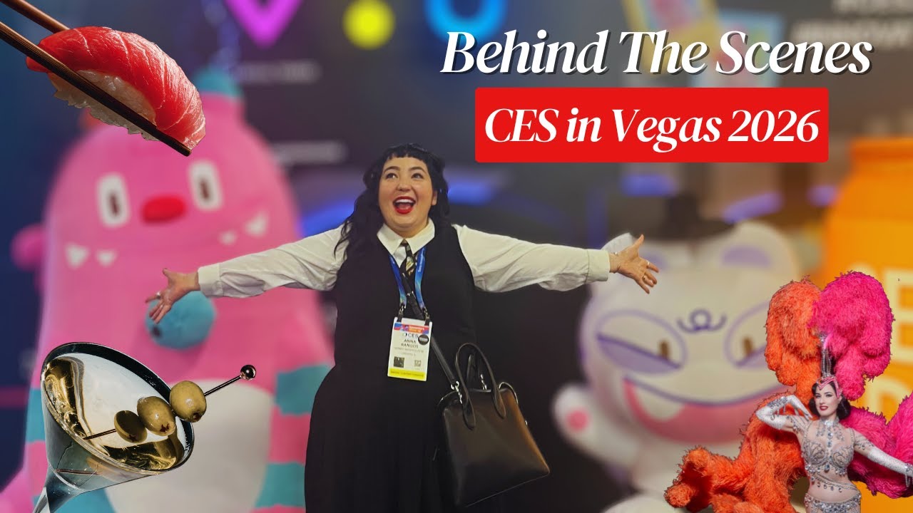 I went to Vegas for CES and it was NOT what I expected! 🎰 Martinis, burlesque and a ton of robots!