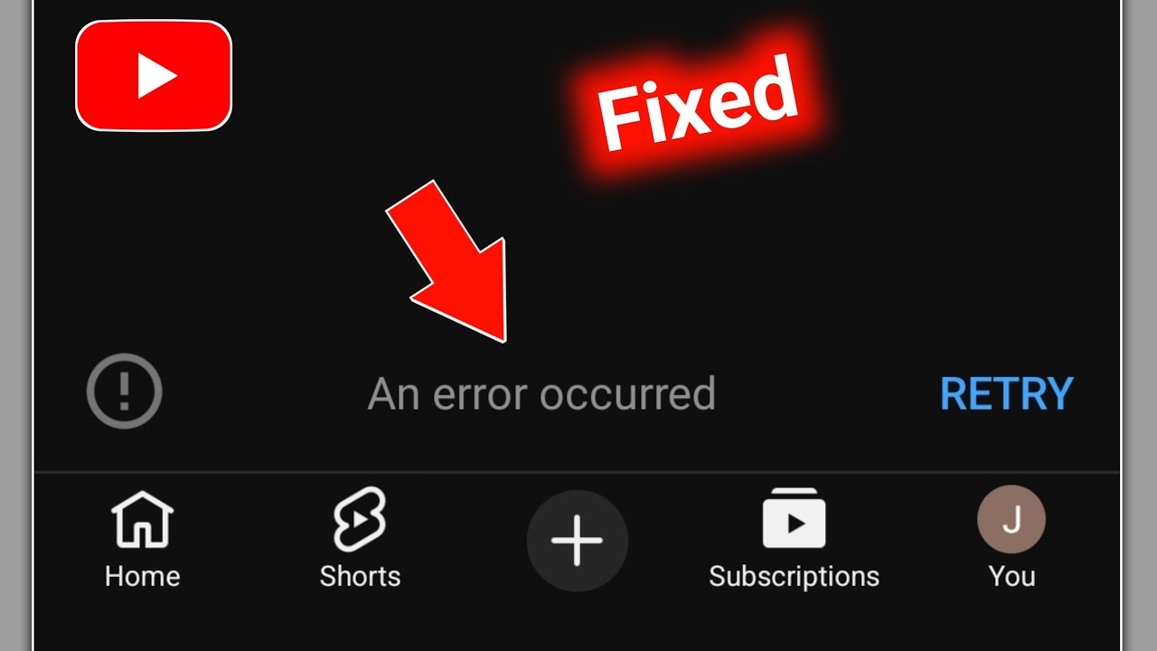 Как исправить проблему с ошибкой &laquo;Произошла ошибка. Повторите попытку&raquo; на YouTube (2026) || Пробл...