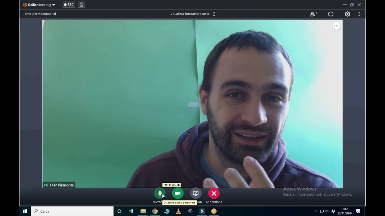 Gotomeeting: le funzioni di base della conversazione