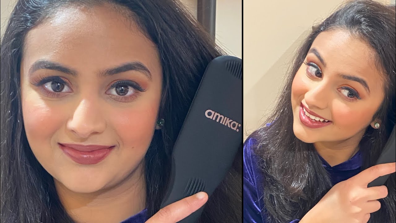 Testing The Amika Polished Perfection Straightening Brush 2.0