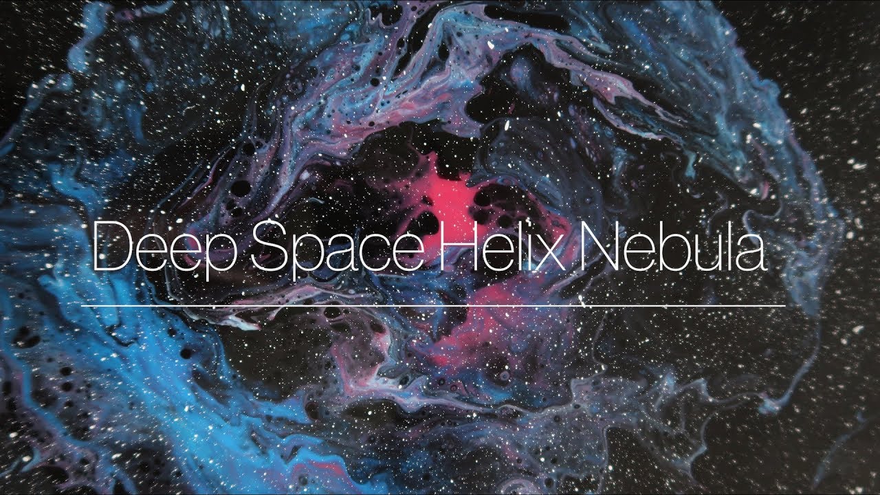#9 Artist44 - Acrylic Pour | Fluid Acrylic Pouring | Deep Space Helix Nebula Cloud Space Art