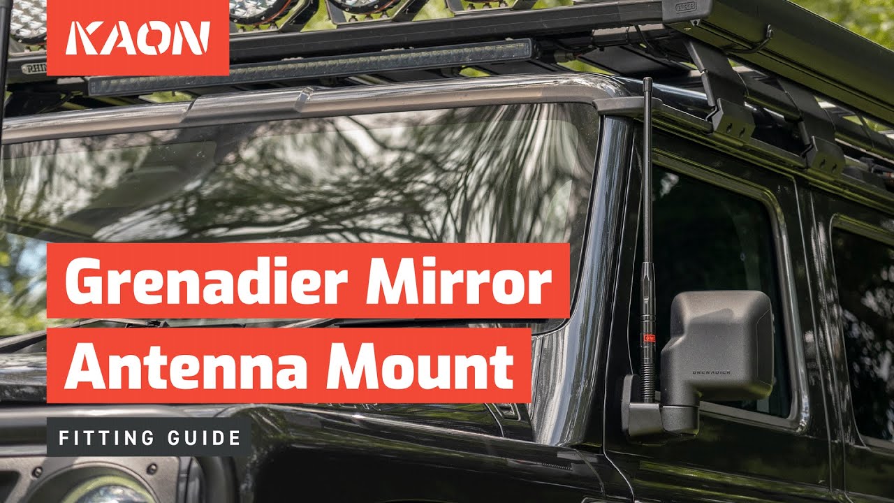 Installing a Side Mirror Antenna Mount on the Ineos Grenadier