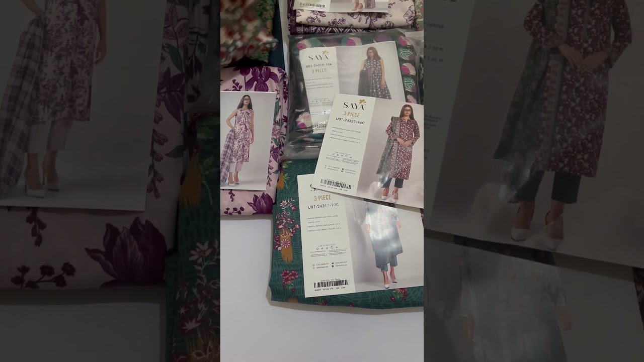 SAYA Lawn | Discounted Prices |AZHAR COLLECTION