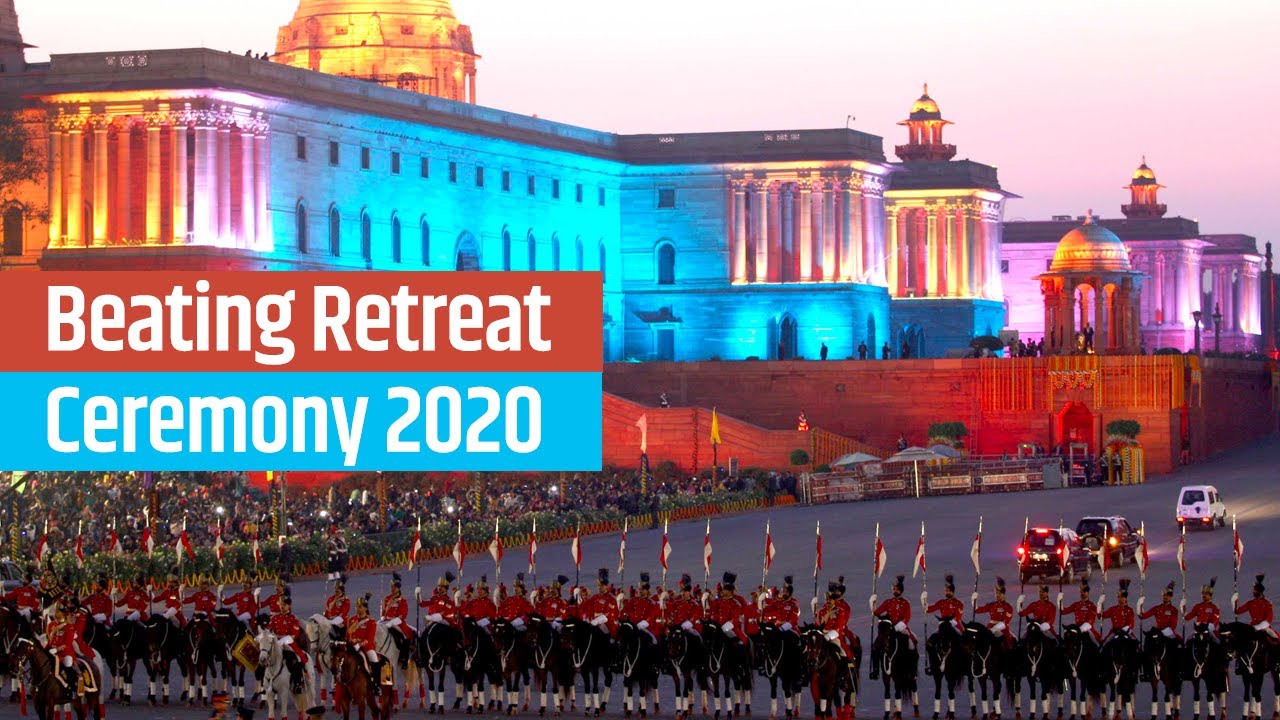 PM Modi attends Beating Retreat Ceremony 2020 at Vijay Chowk in Delhi | PMO