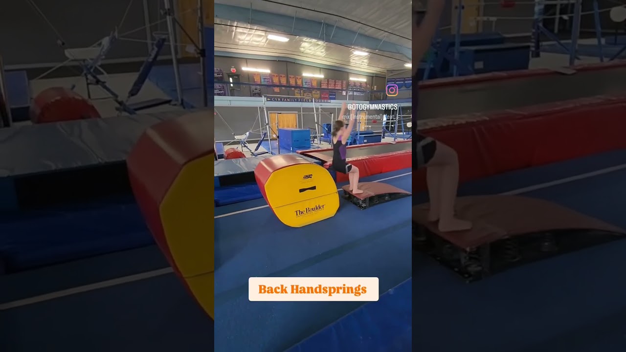 Back Handspring Drills 