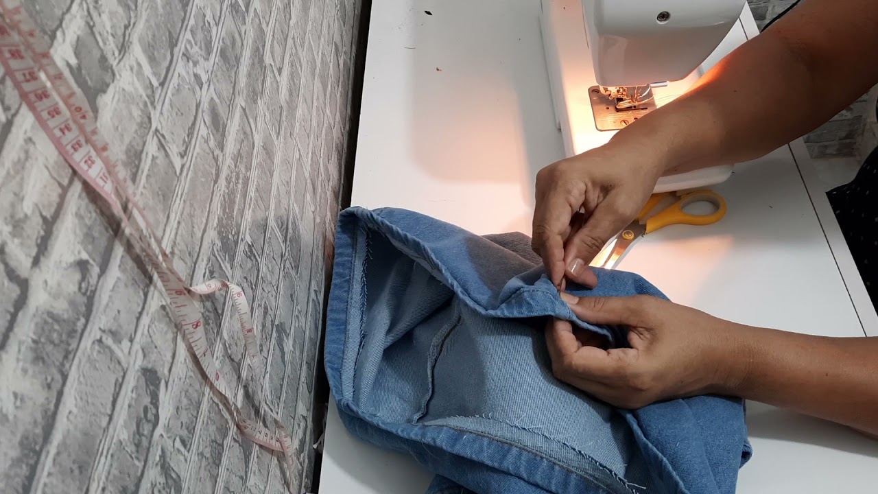 ✂️como REPOR EMBANHADO ORIGINAL  SAIA JEANS | COSTURA E ARTE