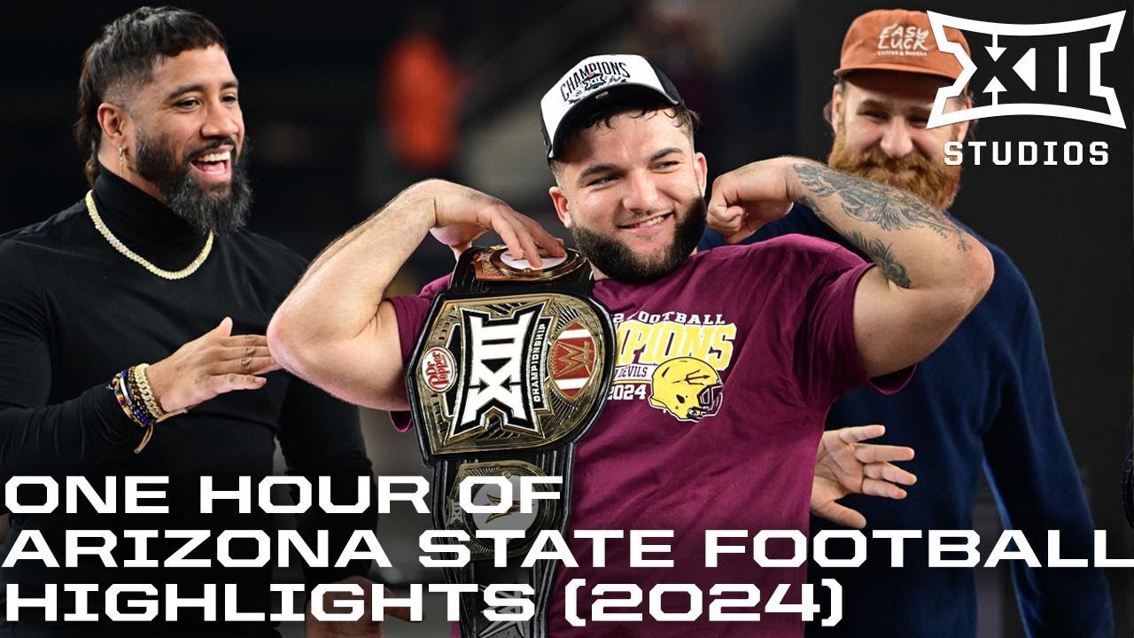 1 HOUR of Arizona State Football HIghlights from the 2024 College Football Season