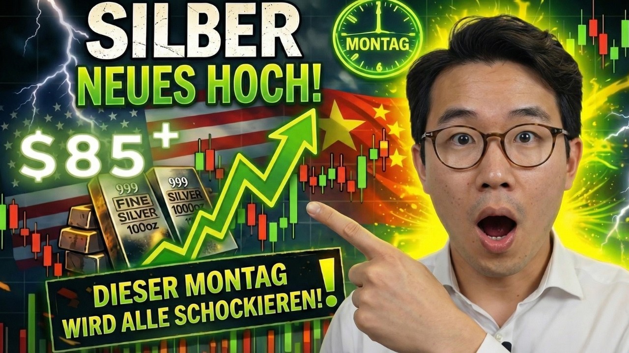 VOR EINER MINUTE: SILBER neues Hoch. Neuer SILBER-Preis wird die Welt SCHOCKIEREN.