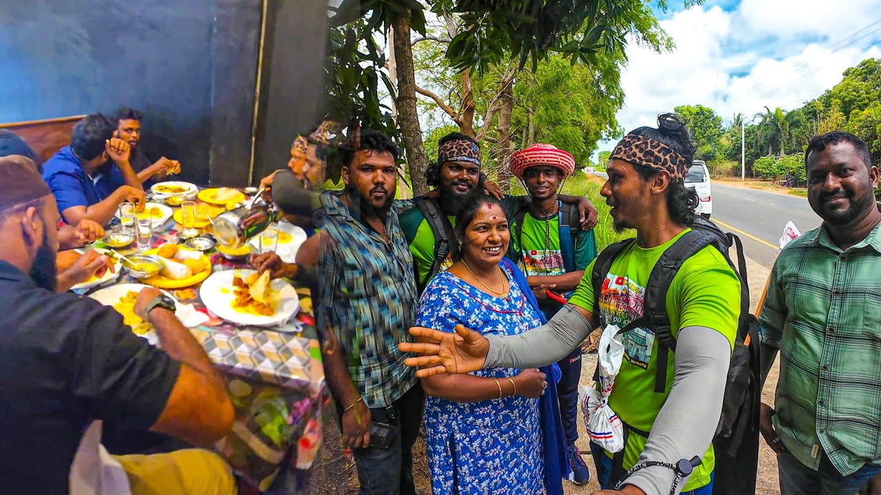 விருந்து வைத்த முஸ்லிம் சகோதரங்கள் / Day 8 25 District Walk 🇱🇰 / Tamil bros
