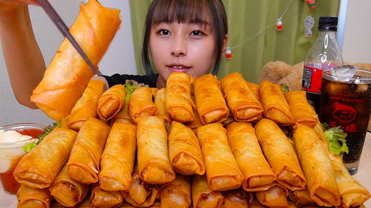 【大食い】[咀嚼音] 春巻き2kg