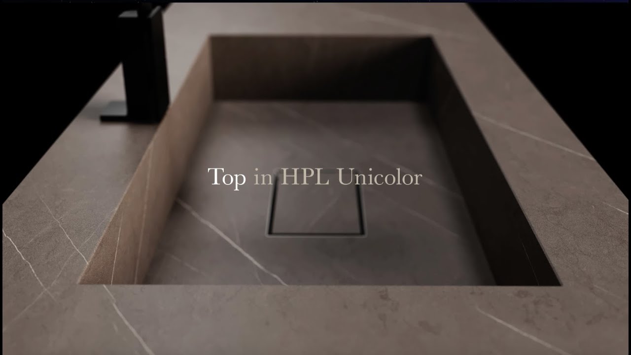 Pulizia del top in HPL UNICOLOR