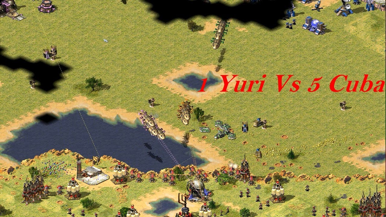 Red Alert 2 Yuri's Revenge Lake District (5 Vs 1)