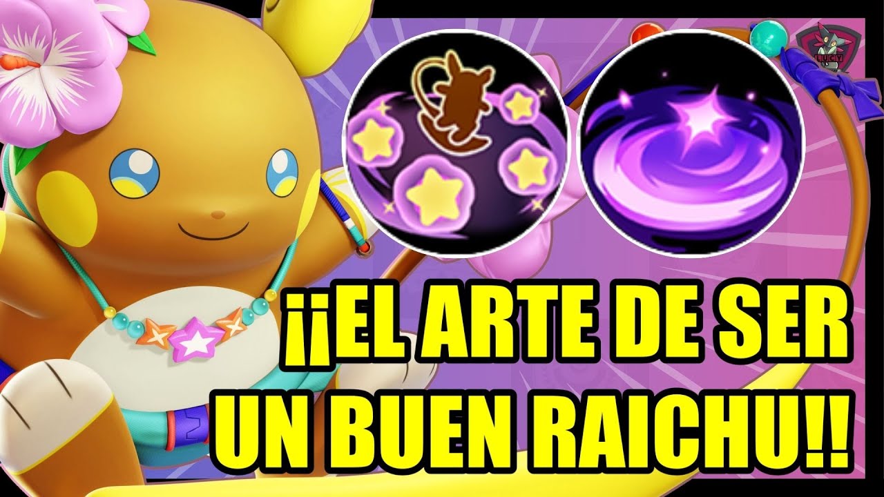EL ARTE DE SER UN BUEN RAICHU🥵MEJORES OBJETOS Y MEDALLAS⭐BUILD RAICHU POKEMON UNITE
