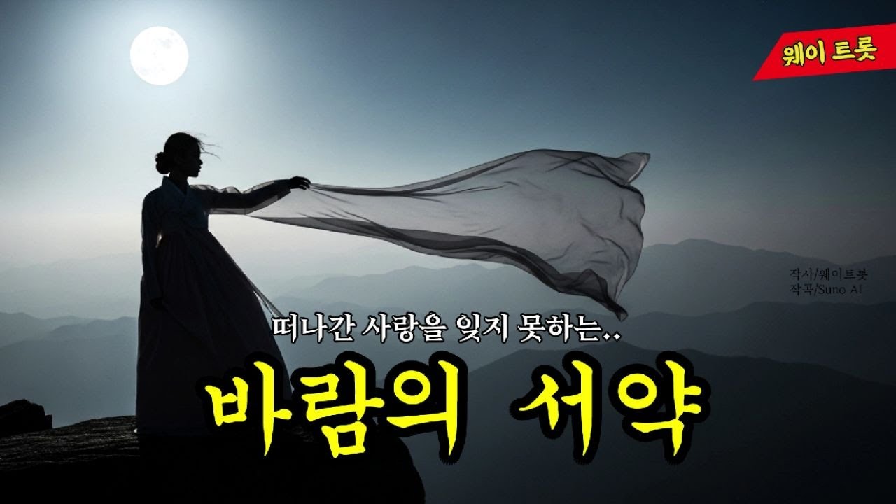 떠나간 사랑을 잊지 못하는..「바람의 서약」감성 사극풍 발라드 트로트