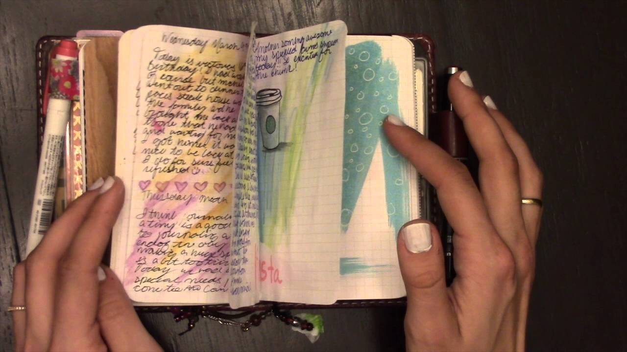 planner/ journal Chic Sparrow Mr Darcy Travelers Notebook setup