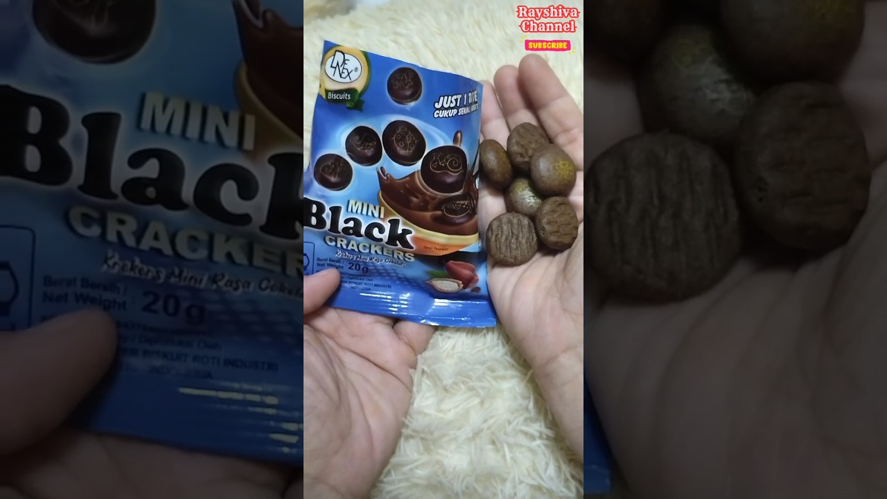 UNBOXING DENEX MINI BLACK CRACKERS #yummy #snacks #jajanan #choco #unboxing #satisfying #shorts