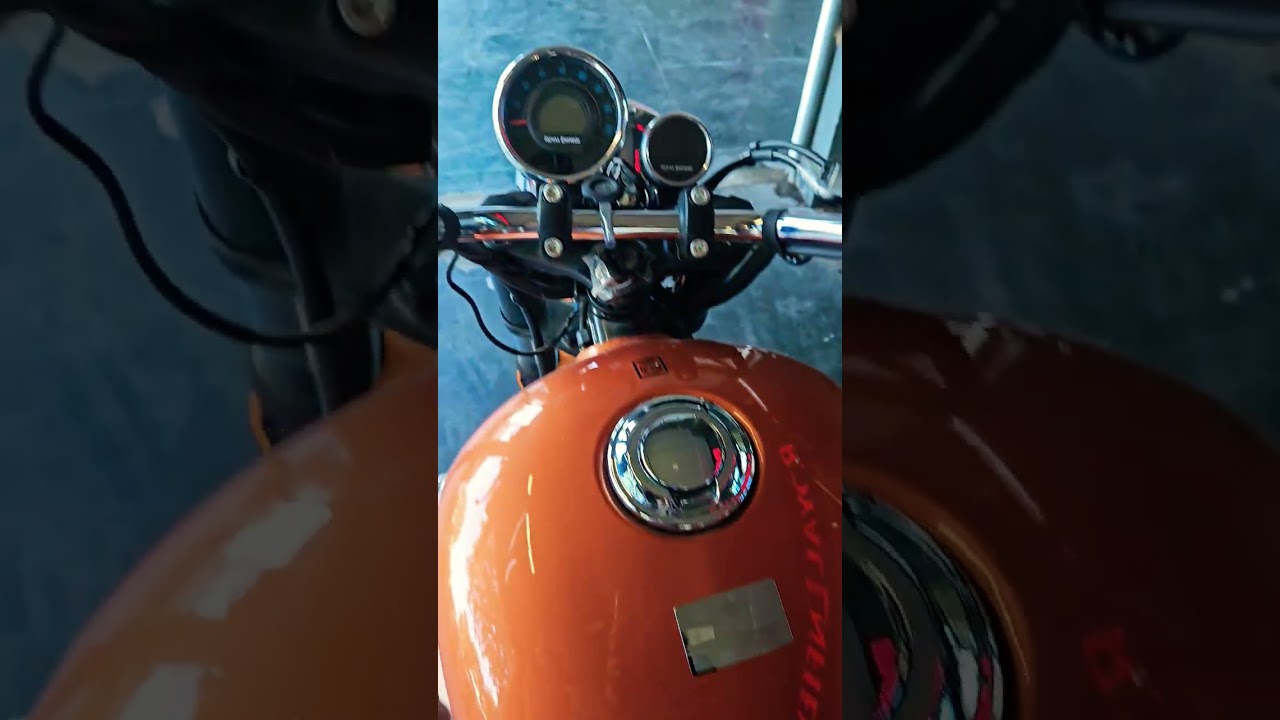 Meteor 350 sundowner orange colour