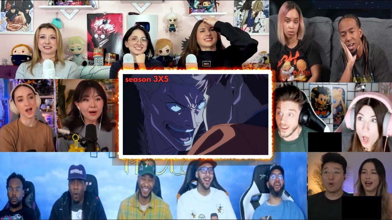 Jujutsu Kaisen Season 3 Episode 5 Reaction Mashup | JUJUTSU KAISEN