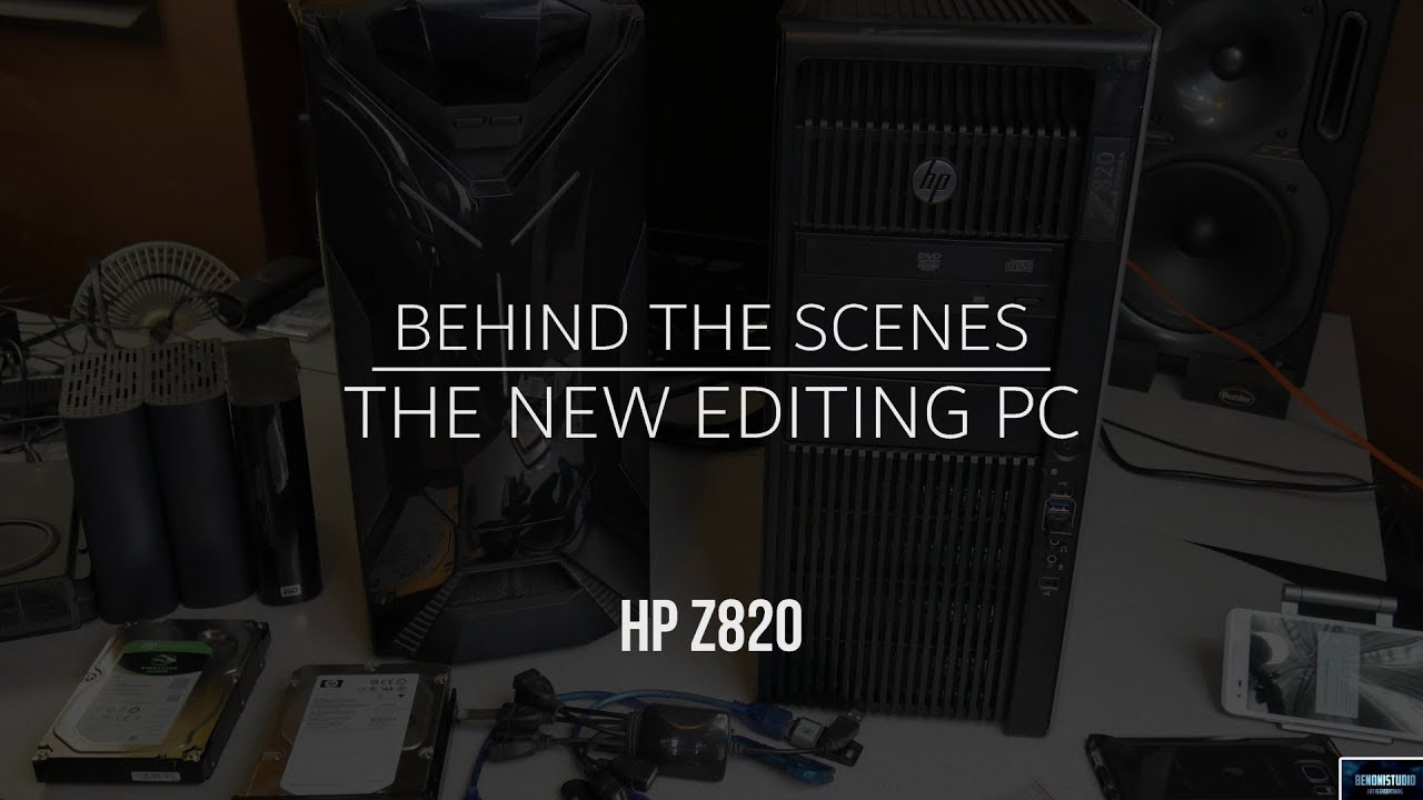 BEHIND THE SCENES | CHECKING OUT THE NEW BEAST PC (HP Z820)
