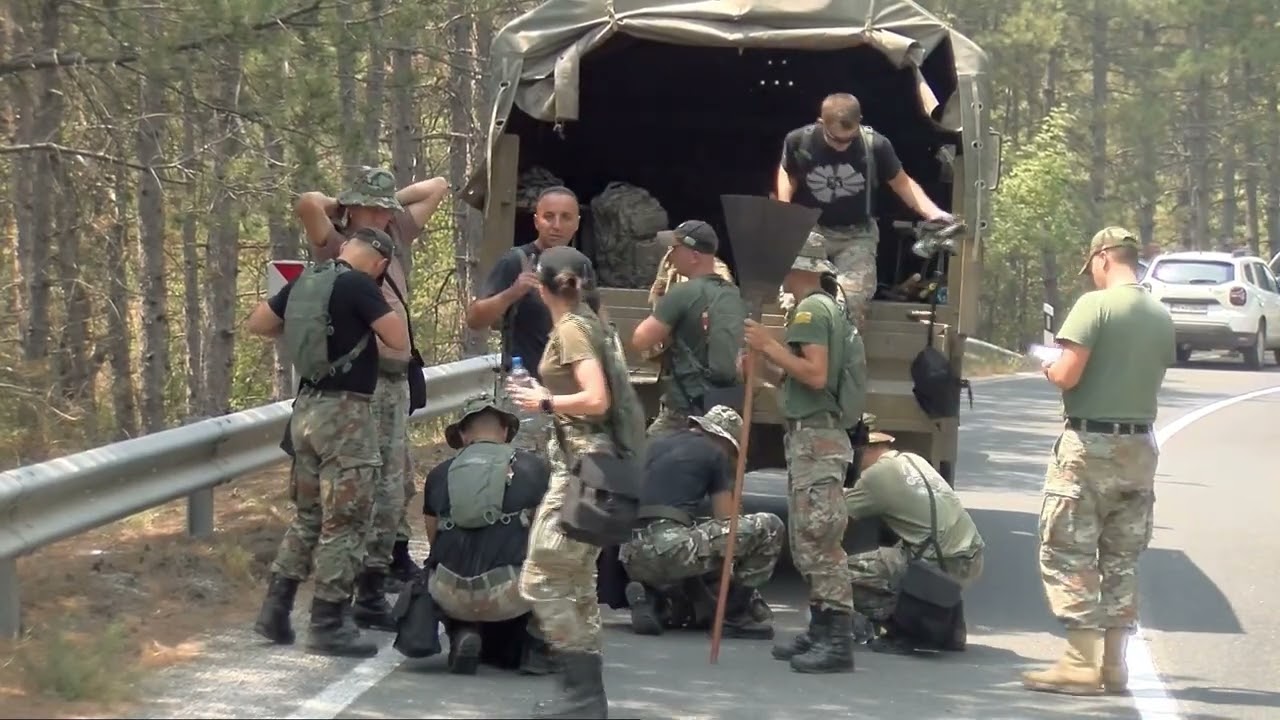 Гори планината Серта – се гасне и од копно, и од воздух
