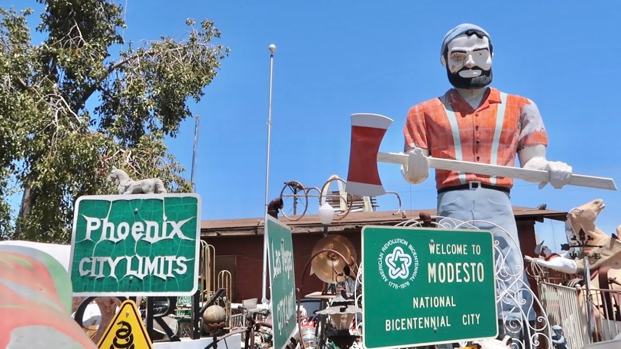 Excessive Heat In Phoenix Arizona - Roadside Oddities At Mystery Castle & Eating At Long Wongs Wings