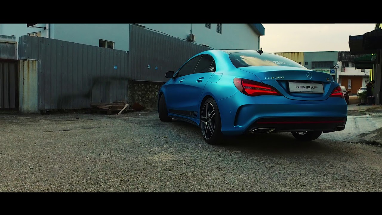 Satin Ocean Shimmer Mercedes CLA